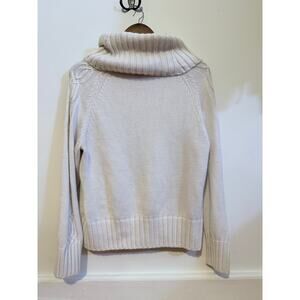 Sonoma‎ Womens White XL Sweater with Cowl Neck